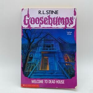Goosebumps Welcome to Dead House Book 1 RL Stine First Printing Paperback